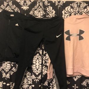 nike joggers adidas jacket underarmour hoodie